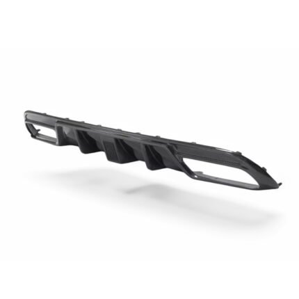 Carbon fibre rear diffuser with integrated LED for Mercedes W205 C63/C63S Saloon gloss-finish OEM fitment upgrade