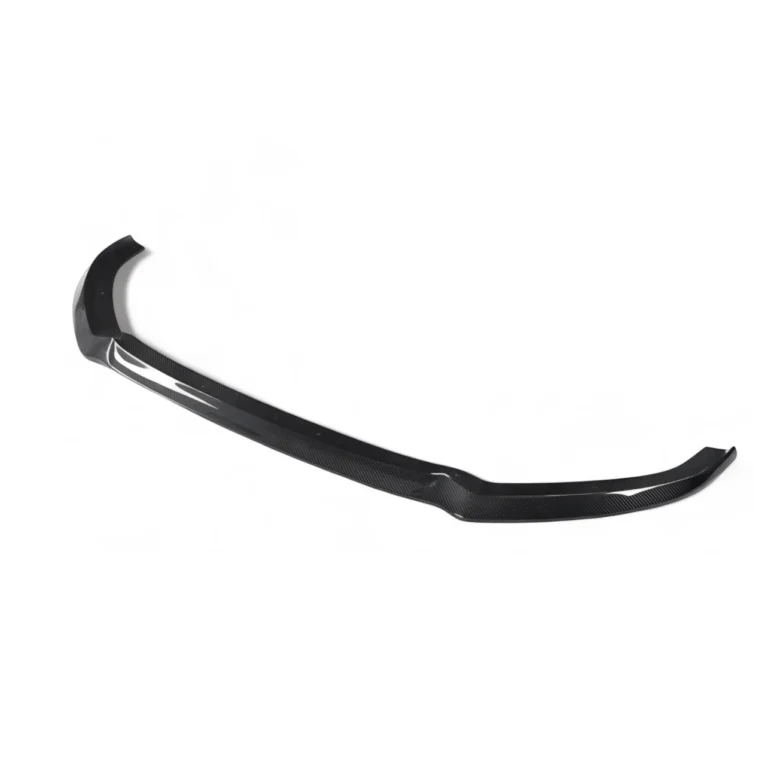 Carbon fibre front splitter lip for Audi A3 S-Line and S3 8V Facelift Saloon lightweight gloss-finish OEM-fit aerodynamic upgrade