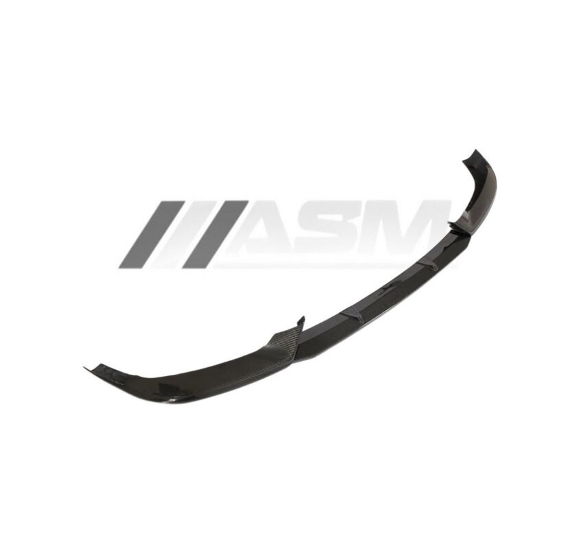 V Style carbon fibre front splitter lip for Audi A5 and S5 B9 lightweight gloss-finish OEM-fit aerodynamic front lip upgrade
