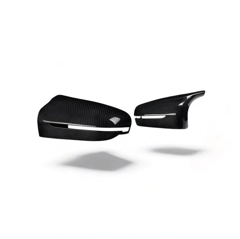 Carbon fibre mirror replacements for BMW M5 F90 and M5 Competition OEM-fit gloss-finish lightweight M Style mirror covers