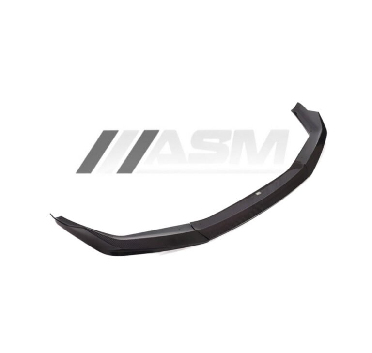 Dry carbon fibre M Performance Style front splitter for BMW M5 F90 LCI and M5 Competition OEM-fit lightweight gloss-finish aerodynamic upgrade