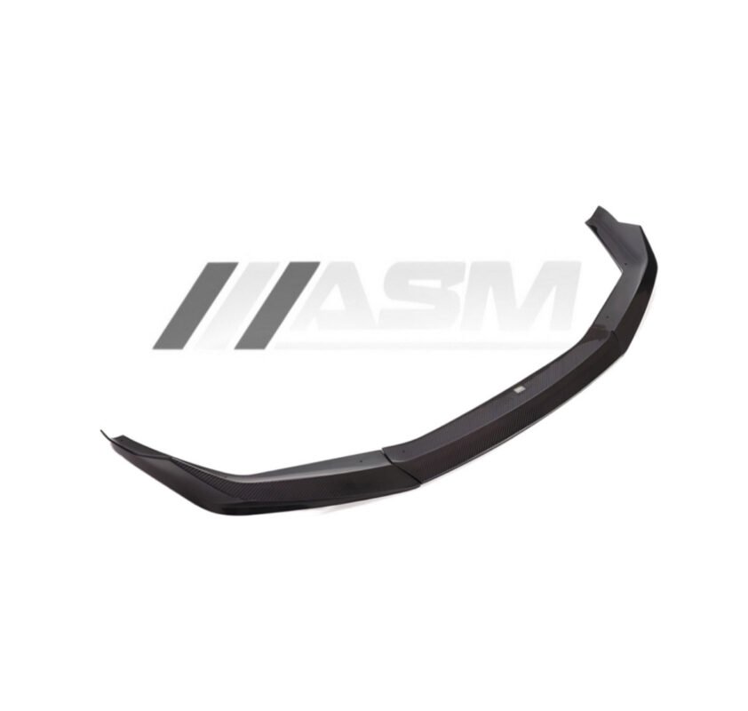 Dry carbon fibre M Performance Style front splitter for BMW M5 F90 LCI and M5 Competition OEM-fit lightweight gloss-finish aerodynamic upgrade