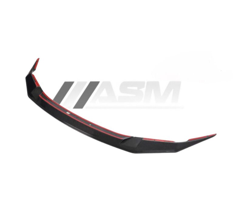Dry carbon fibre GTS Style front splitter for BMW M5 F90 LCI and M5 Competition OEM-fit lightweight gloss-finish aerodynamic front lip