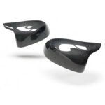 Carbon fibre mirror replacements for BMW X5M F95 and X6M F96 OEM-fit lightweight gloss-finish aerodynamic mirror caps