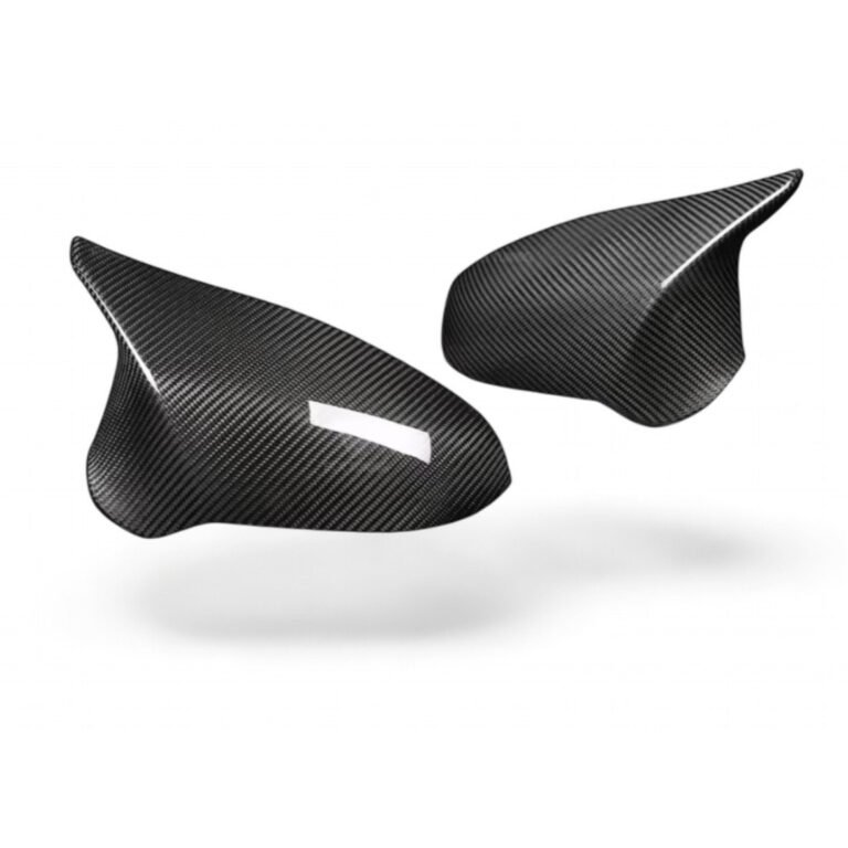 Carbon fibre mirror replacements for BMW M2 Competition F87 OEM-fit gloss-finish lightweight M Style mirror covers