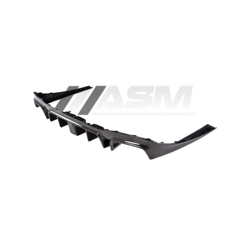 Carbon fibre rear diffuser with LED light for Mercedes E63 AMG W213 lightweight gloss-finish OEM-fit aerodynamic rear bumper diffuser upgrade