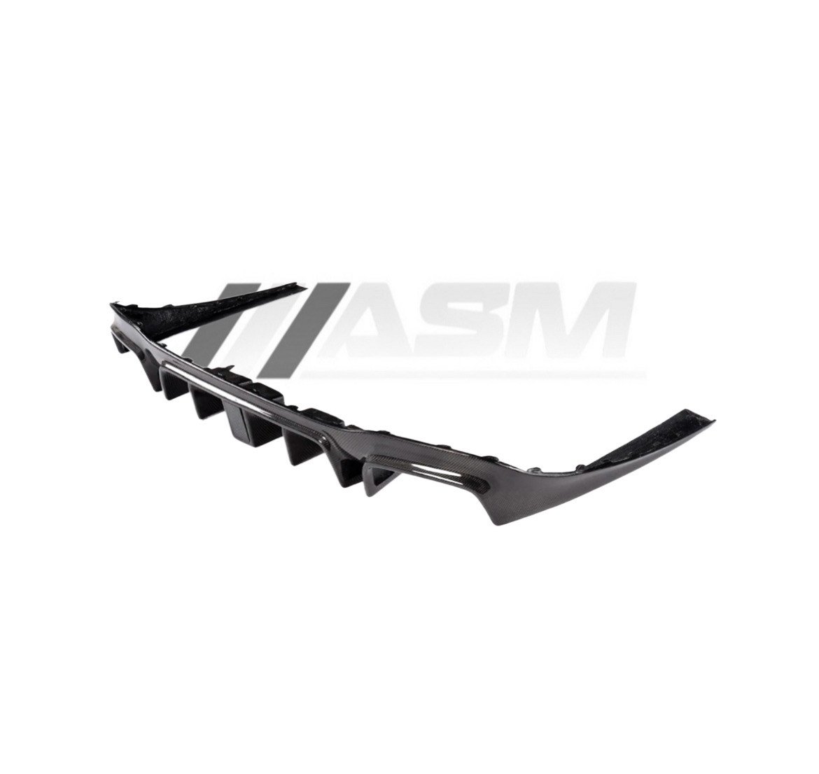 MERCEDES E63 AMG W213 CARBON FIBRE REAR DIFFUSER WITH LED Carbon fibre rear diffuser with LED light for Mercedes E63 AMG W213 lightweight gloss-finish OEM-fit aerodynamic rear bumper diffuser upgrade