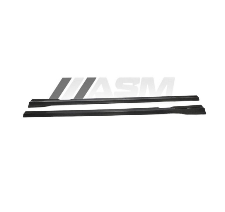Carbon fibre side skirts for Mercedes W213 E-Class and E63 AMG lightweight gloss-finish OEM-fit aerodynamic side extensions upgrade
