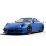 Dry carbon fibre full body kit for Porsche 911 (992) Carrera 4 and 4S lightweight autoclave-crafted aero kit including splitter, diffuser, skirts, and spoiler