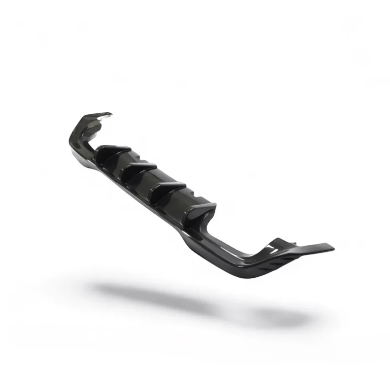 Carbon fibre rear diffuser for Volkswagen Golf R MK8 lightweight gloss-finish OEM-fit aerodynamic rear bumper diffuser upgrade