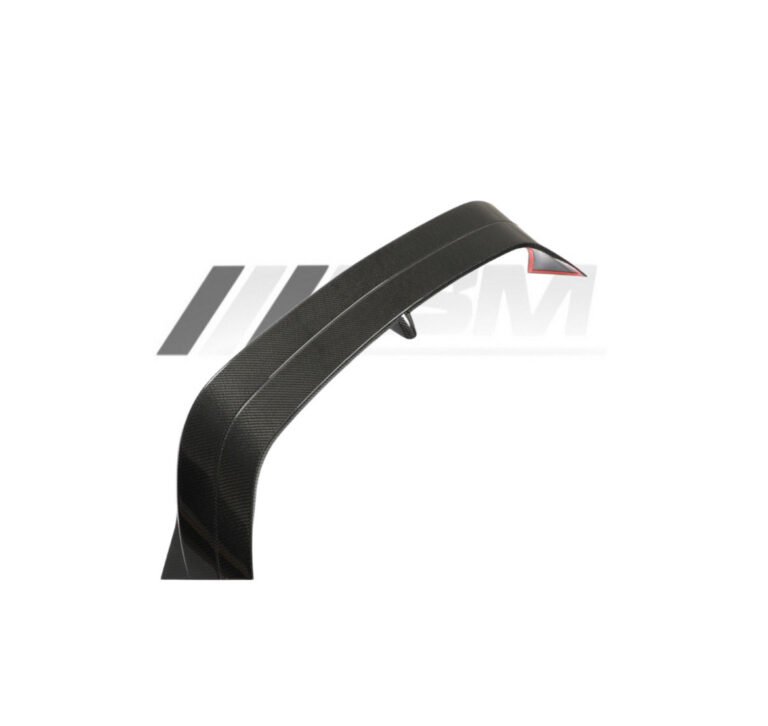 Carbon fibre rear wing spoiler for VW Golf GTD, GTE, GTI and R MK8 lightweight gloss-finish OEM-fit aerodynamic roof spoiler upgrade