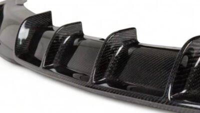 Bmw F30 / F31 3 Series Carbon Fibre Rear Diffuser Mp Style Single Exhaust