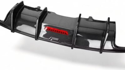 Audi A5 / S5 B9 (2017–2021) Carbon Fibre Rear Diffuser With Led