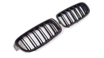 Bmw F30 / F31 3 Series Carbon Fibre Front Double Slat Kidney Grilles
