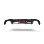 Carbon fibre rear diffuser with LED for Audi A7 C8 and S7 C8 lightweight gloss-finish OEM-fit aerodynamic rear bumper diffuser upgrade