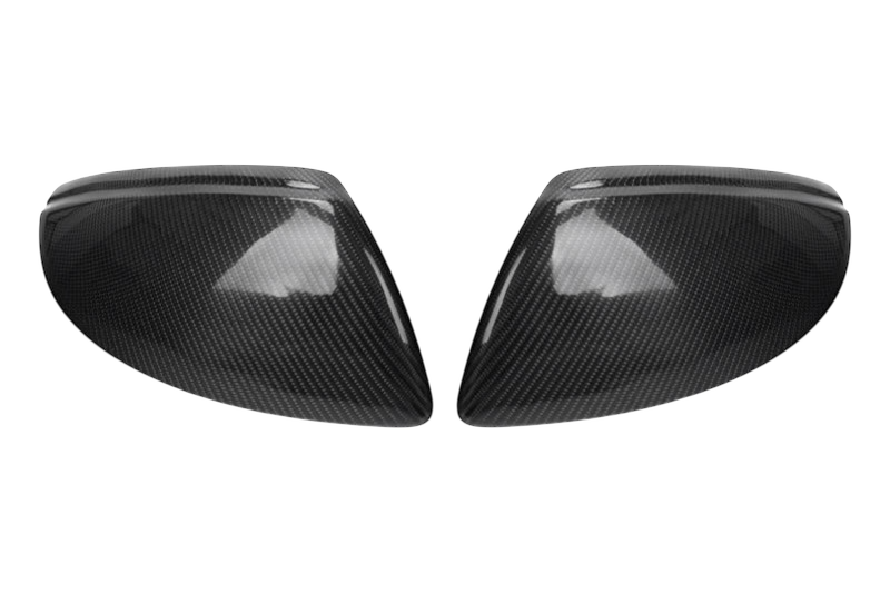 OEM-style carbon fibre mirror covers for Audi A7 C8, S7, and RS7