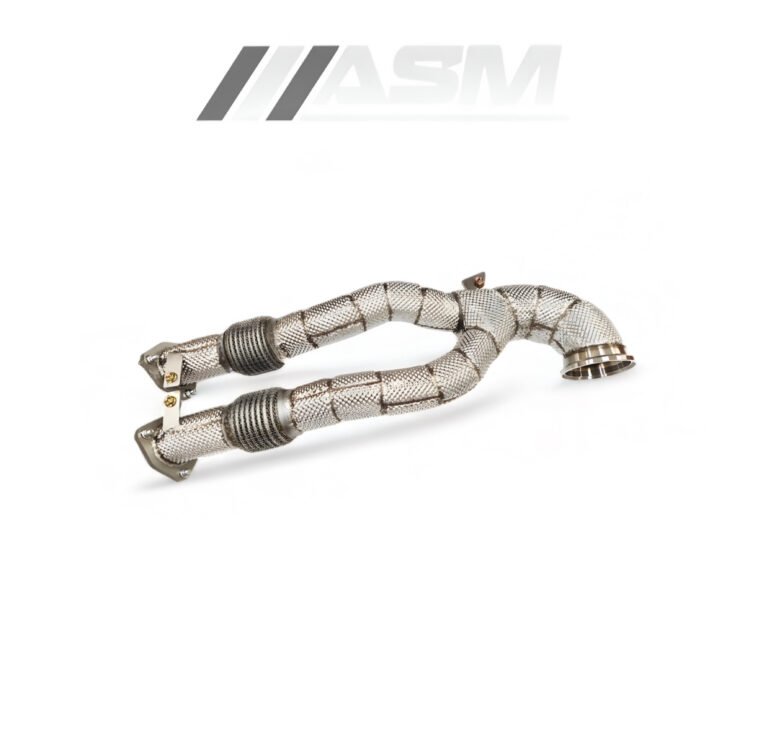 Performance front downpipe for Audi RS3 8V Saloon (2017+) stainless steel sport cats and de-cat versions for maximum exhaust flow and power gains