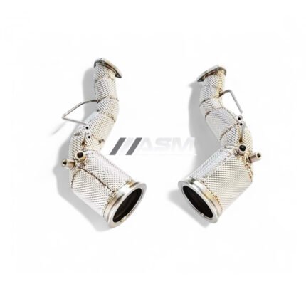 Front downpipes for Audi RS7 C8 4.0 TFSI – ASM Performance sport cat and decat exhaust upgrade