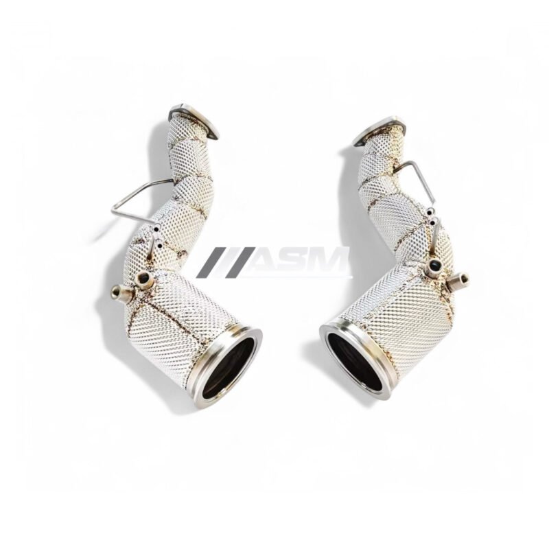 Front downpipes for Audi RS7 C8 4.0 TFSI – ASM Performance sport cat and decat exhaust upgrade