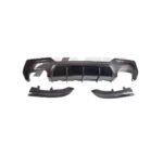 V-Style carbon fibre rear diffuser for BMW 4 Series G22, G23, and G26