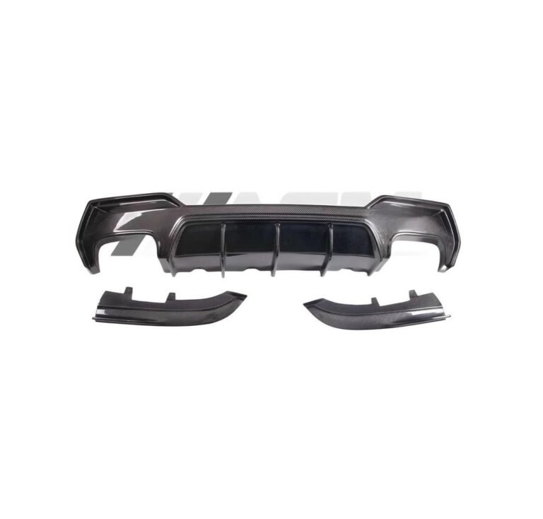 V-Style carbon fibre rear diffuser for BMW 4 Series G22, G23, and G26