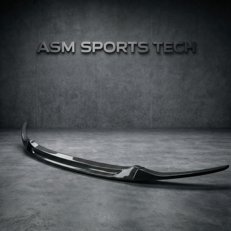 Pre-preg carbon fibre front splitter lip for BMW 8 Series G14, G15 and G16 OEM-fit gloss-finish aerodynamic carbon front lip spoiler upgrade