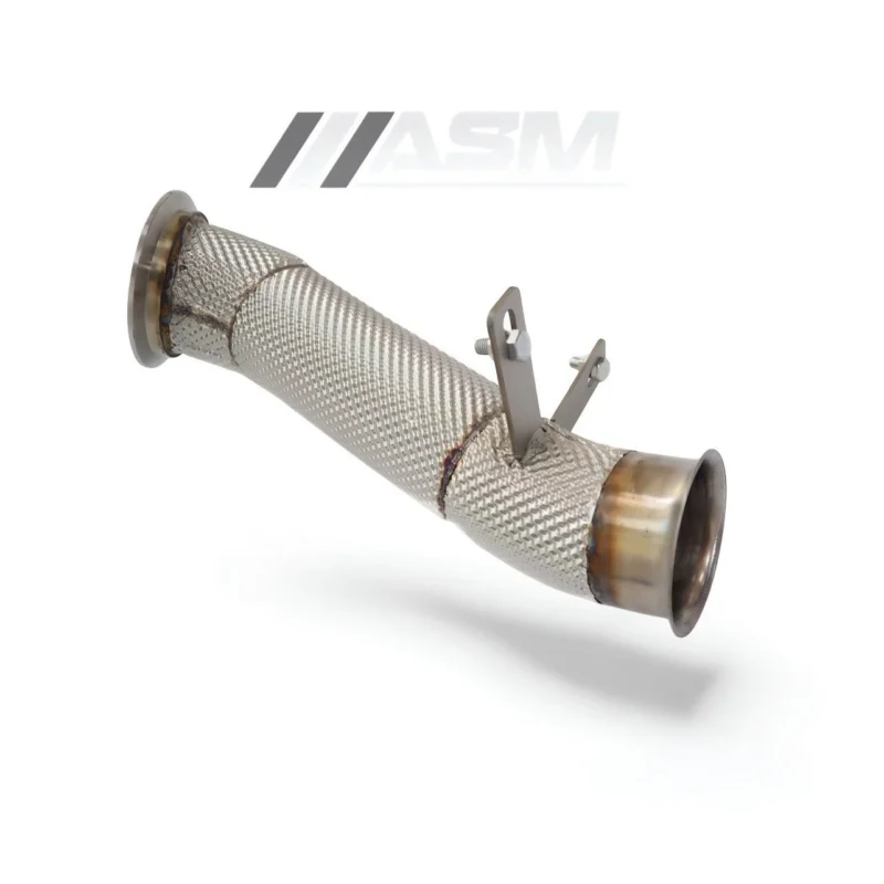 Front downpipes for BMW F22 / F21 M235i with N55 engine – sport cat and decat performance upgrade