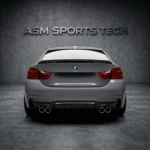 bmw-f32-f33-4-series-carbon-fibre-diffuser-mp-style-quad-exhaust-straigh-view-installed