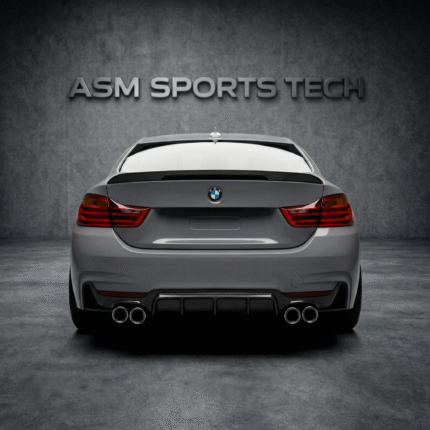 bmw-f32-f33-4-series-carbon-fibre-diffuser-mp-style-quad-exhaust-straigh-view-installed