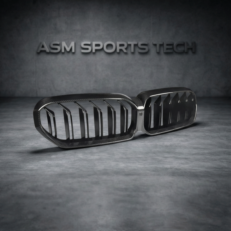 bmw-f90-m5-g30-5-series-lci-pre-preg-carbon-fibre-double-slat-grille-angle-view