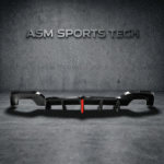 Carbon fibre rear diffuser with LED for BMW G20 and G21 3 Series