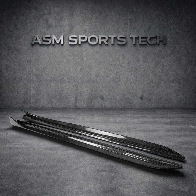 V Style carbon fibre side skirts for BMW G20 and G21 3 Series