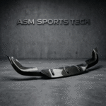 V Style carbon fibre front splitter lip for BMW G20 and G21 3 Series gloss-finish OEM-fit aerodynamic front lip spoiler upgrade