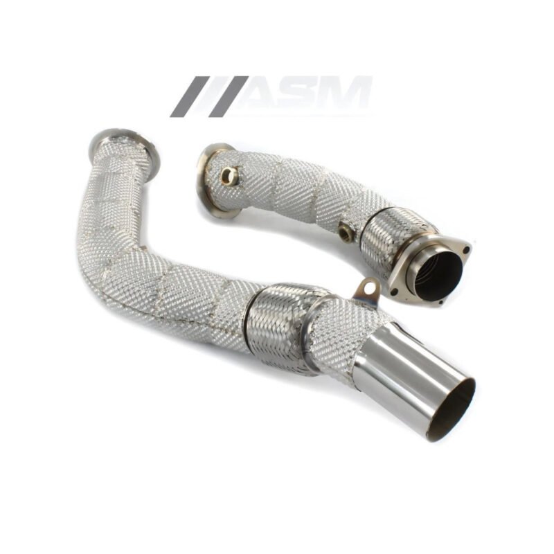 Front downpipes for BMW M4 G82 / G83 with S58 engine – sport cat and decat tuning upgrade