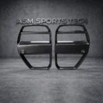 GT Style carbon fibre front grille with ACC for BMW M4 G82 and G83 OEM-fit gloss-finish lightweight carbon front grille upgrade