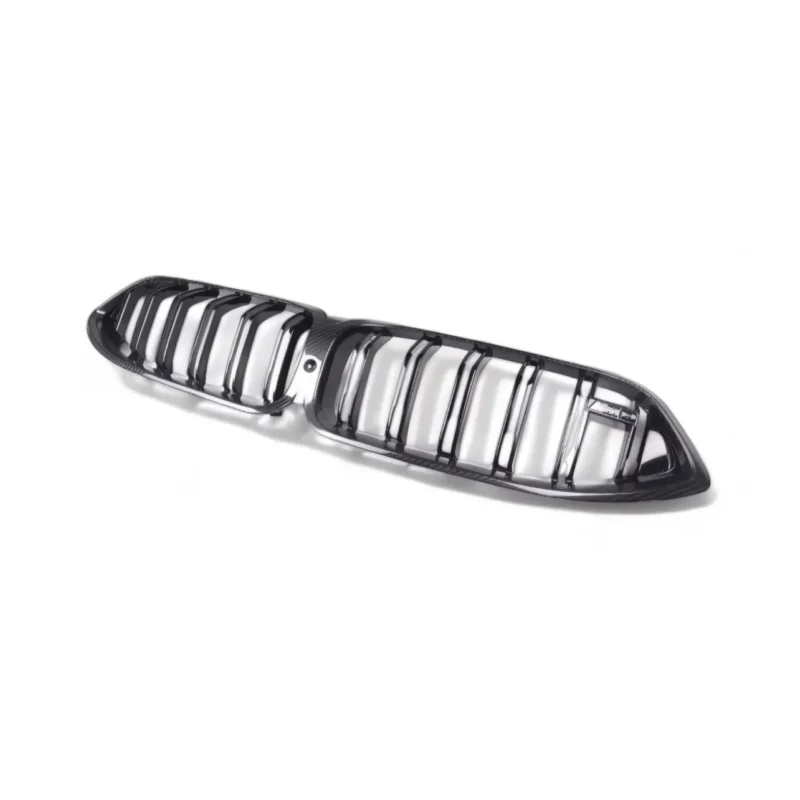 Pre-preg carbon fibre front double kidney grille for BMW M8 gloss-finish lightweight carbon grille upgrade