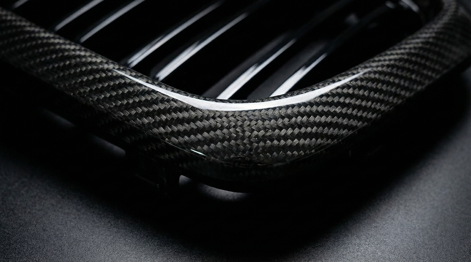 Bmw G02 X4 / G01 X3 Lci Carbon Fibre Front Double Slat Kidney Grille