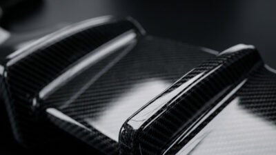 Bmw F32/F33/F36 4 Series Carbon Fibre Rear Diffuser Mp Style Quad Exhaust