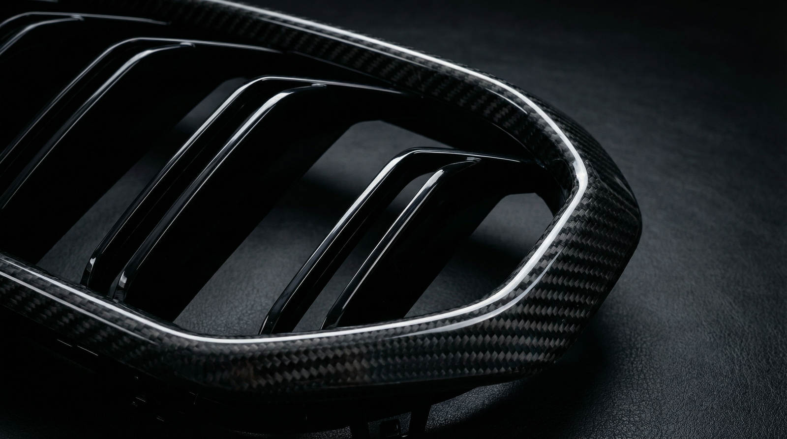 Bmw F90 M5 / G30 5 Series Lci Pre-Preg Carbon Fibre Double Slat Front Grille Bmw F90 M5 / G30 5 Series Lci Pre-Preg Carbon Fibre Double Slat Front Grille