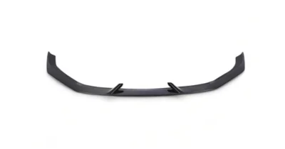 Top-down flat view of Audi RS3 8V carbon fibre bumper splitter, showing precise width and integrated fin design.