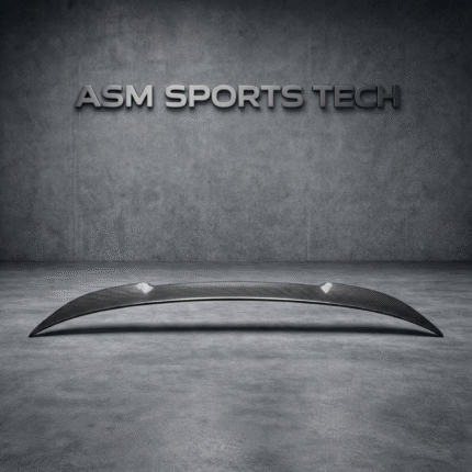 BMW M3 g80 and g20 carbon fibre spoiler – top flat layout of cs style rear trunk lip