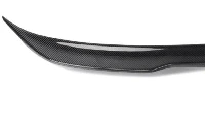 Bmw M5 F90 / G30 Carbon Trunk Lip – Close-Up Of Mp Style Edge Detailing In Gloss Pre-Preg Weave
