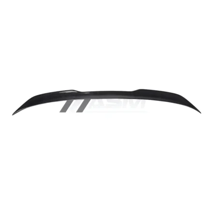 BMW M5 F90 / G30 carbon fibre spoiler – top flat layout of MP style rear trunk lip