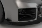 carbon fibre front intake grilles fitted on a bmw g87 m2 grey