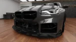 BMW G87 M2 dry carbon fibre front grille integrated into the ASM Sports Tech full carbon aero body kit