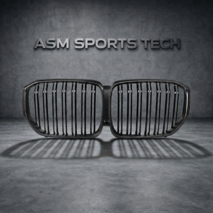 Carbon fibre front kidney grille for BMW X5M F95 – ASM Sports Tech lightweight upgrade with OEM fitment