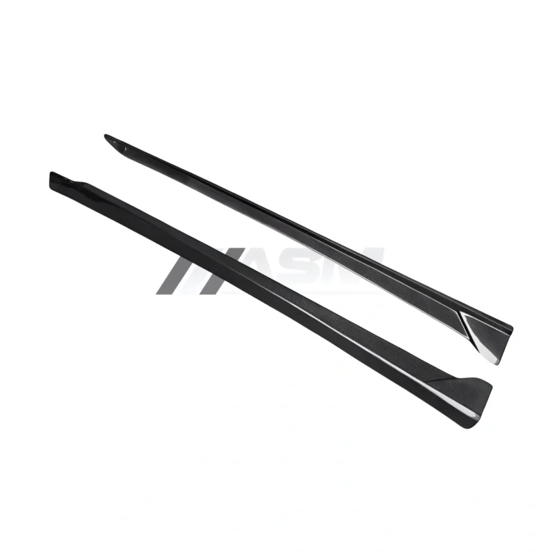 BMW X5M F95 carbon fibre side skirts – gloss finish rocker panels with performance aero design and OEM fitment