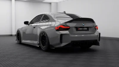 Quarter Panel Angle Displaying Side Skirt Flow And Rear Arch Fitment