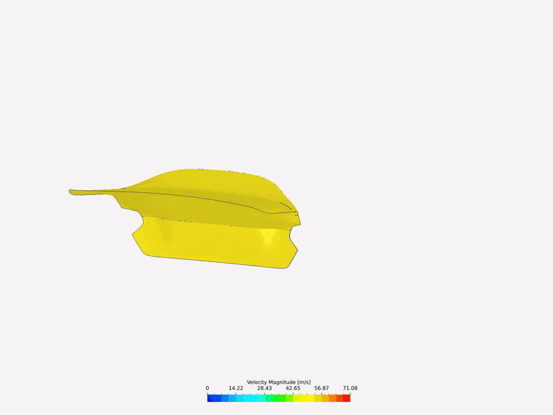 ASM Sports Tech Carbon Spoiler Cfd Simulation In Action