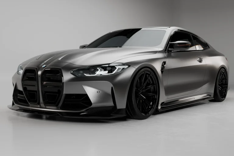 BMW G82 M4 full dry carbon fibre aero body kit by ASM Sports Tech showing complete OEM+ carbon exterior upgrade
